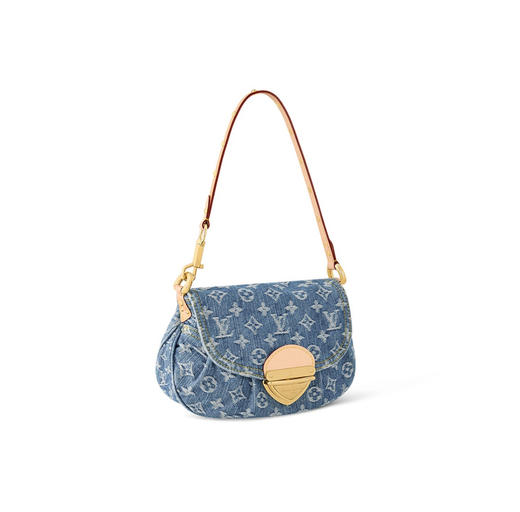 顶级免税版 VIP专柜体验 收到即官网同样 LV Sunset牛仔元宝腋下包 复古时髦感拉满 容量很大 牛仔面料天然带有种松弛休闲感，夏天背也很合适呢～ 商品图2