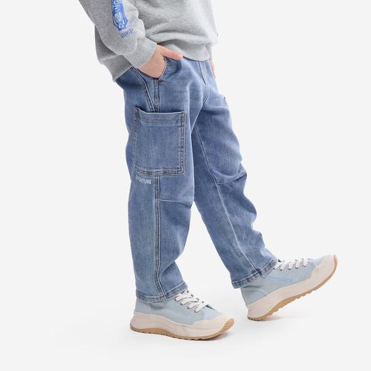 【秒3】【MQD】童装男童牛仔裤秋装新款户外风水洗休闲儿童宽松直筒裤子 商品图3