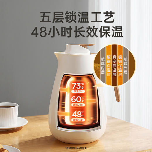 UKA POT保温水壶｜5层锁温工艺，好看更耐用 商品图2