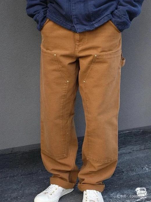 C@rhartt 卡哈 B136 Double  Front重磅双膝工装裤多口袋美式经典 XXK178 商品图2