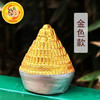 壤塘曾克如来八塔装藏舍利擦擦佛塔金刚塔金银两色擦擦高5.8cm最宽处4.8cm 商品缩略图5
