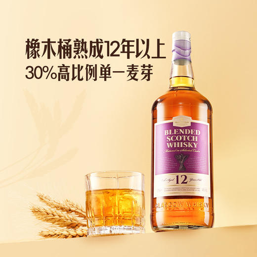 MM 山姆 Member's Mark 英国进口 12年苏格兰调配威士忌 1.75L 商品图2