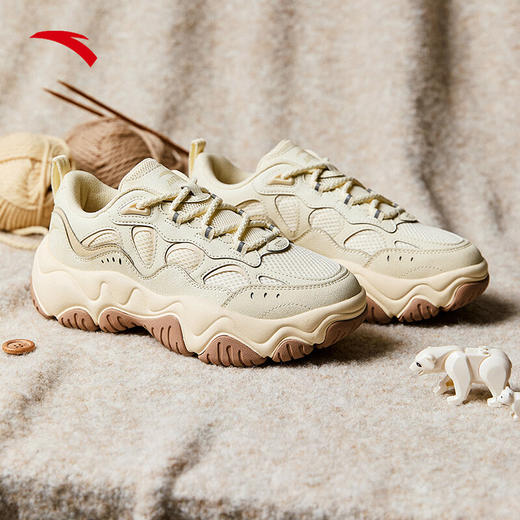 安踏流萤老爹鞋厚底缓震新款鞋子女复古男女款运动鞋休闲鞋122518853 商品图3