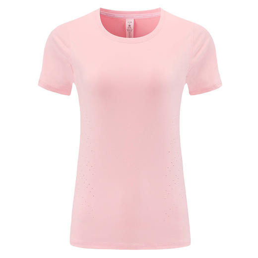 跃牌【PF系列】夏季轻薄透气上衣简约弹力宽松显瘦瑜伽圆领T恤WT24209 商品图4