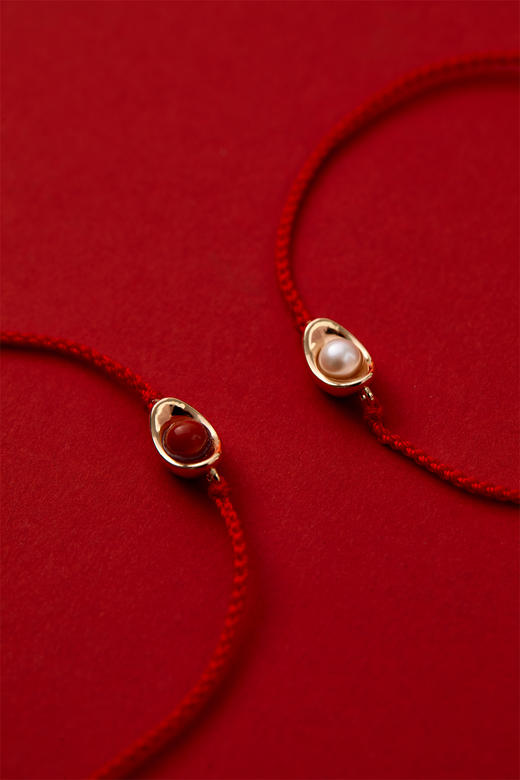 pearl moments珍刻  日富一日 小元宝（珍珠）红绳 商品图3