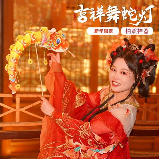 【限时9.9抢❗️国潮吉祥舞蛇灯笼】生肖传承，灵蛇纳福！新年春节蛇年吉祥舞龙灯笼手工diy儿童制作材料手提发光花灯幼儿园 商品图2