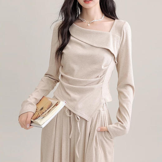 裁缝学苑AS404设计感不规则长袖T恤纸样女阔腿裤子套装打板裁剪 商品图3