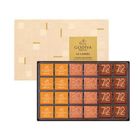 歌帝梵经典片装巧克力24片装125g/044037 丝丝柔滑经典片装