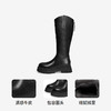 千百度厚底增高真皮骑士靴女款冬季显瘦高筒长靴瘦瘦靴A24530027 商品缩略图3