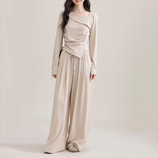 裁缝学苑AS404设计感不规则长袖T恤纸样女阔腿裤子套装打板裁剪 商品图1