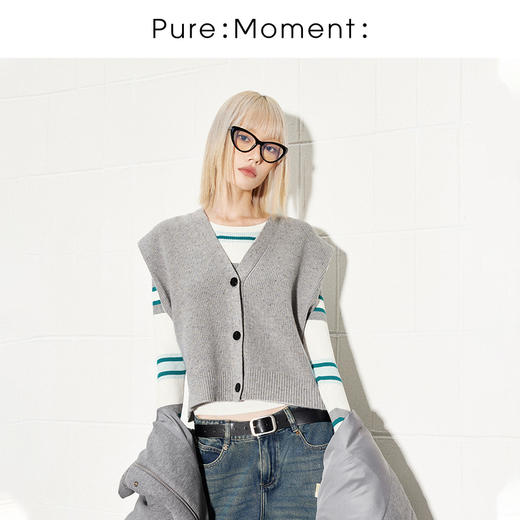 【商场同款】麦檬春秋毛衫外套4F1130081Q 商品图0