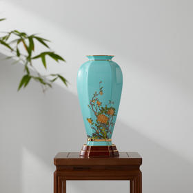 国瓷永丰源西湖蓝2头花瓶套组  YFY