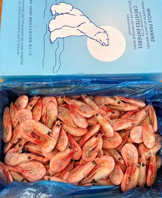 北极甜虾中大号500克*2盒礼盒装（赠手提袋） 80-100  熟冻即食 商品图4