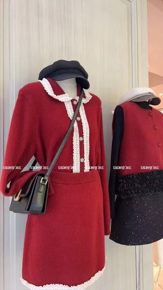 【门店同款】ENJOY冬季漂亮朋友蕾丝娃娃领套装 160901051 商品图2