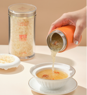 老米优品🎈圣耳 高山生态有机本草银耳羹70g/罐礼盒装 年货送礼免洗免泡发 有机银耳高膳食纤维胶质多金燕糯耳干货古田特产