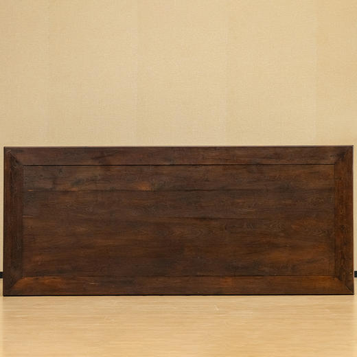 清 柞榛木圆材三屉书桌 商品图2