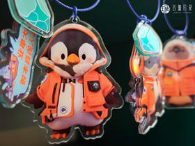 武大南极科考钥匙扣