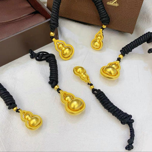 钻石豪门足金999葫芦吊坠女2025新款黄金福禄纯金葫芦挂件送女友 P 商品图6