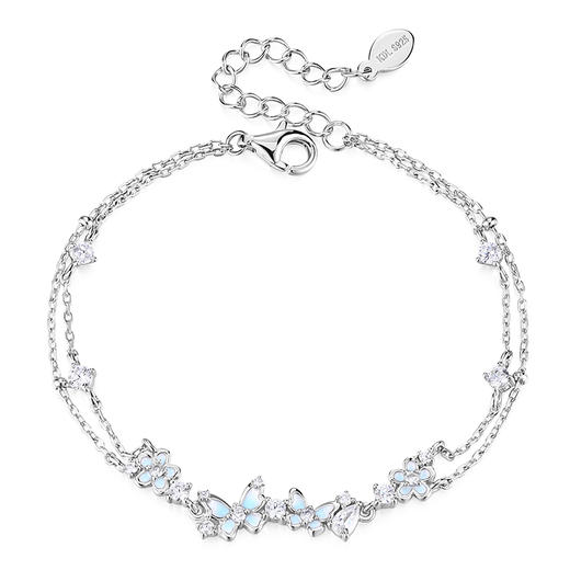 【夜光 希望之翼】卡蒂罗/KADER 闪闪蝶舞 蝶恋花 夜光蝴蝶双链 在逃公主温柔少女心森系转运上岸清冷感 商品图2