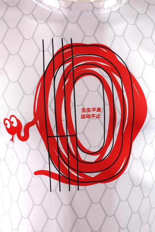 严素跑步TEE,乙巳蛇年男/女款,轻量 短袖T恤 速干快干 严素态度 商品图6