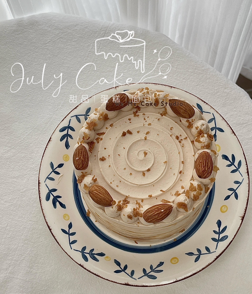 焦糖海盐蛋糕6寸（夹心默认奥利奥芒果）