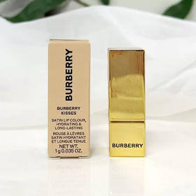 【门店直发】巴宝莉博柏利之吻晶润凝彩唇膏口红1g小样106#绒雾哑光