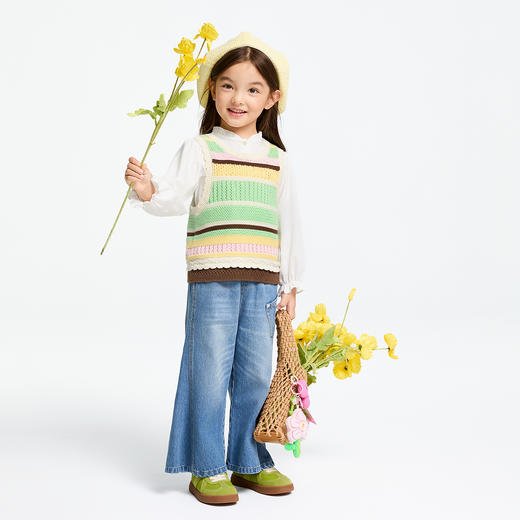 女童马夹春季新款安奈儿童装实体店同款XG512594 商品图6