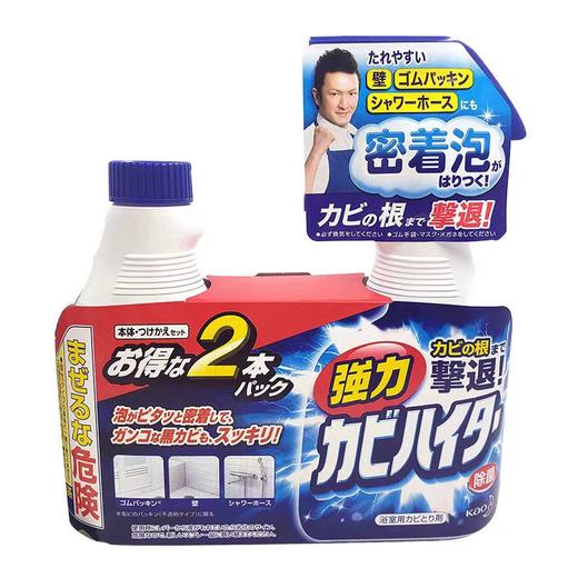 花王卫生间浴室清洁剂墙面除霉剂瓷砖去水垢400ml+400ml 商品图0