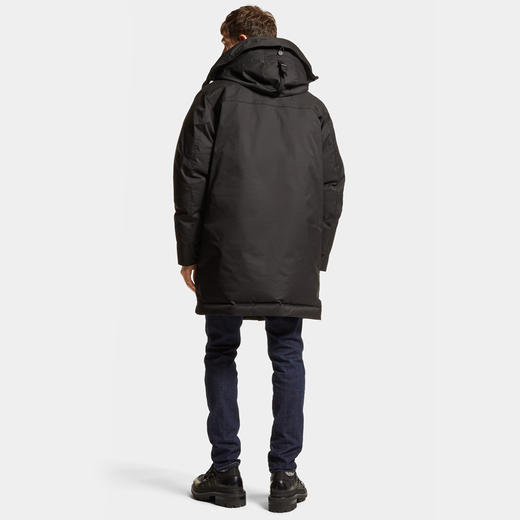 DSQUARED2 男士 Techno 连帽羽绒派克大衣 黑色 S74AA0296 D35081 900 商品图1
