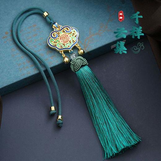 太清古法如意锁流苏挂件 商品图0