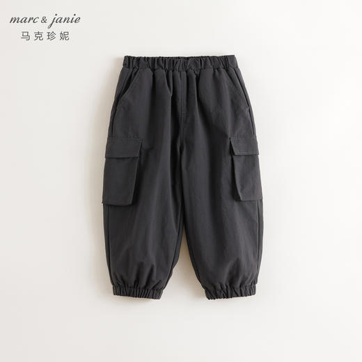 【三防加绒】马克珍妮男童山系户外工装裤束脚裤冬装新款241381 商品图2