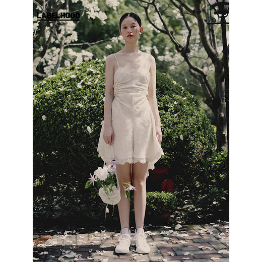 【Peng Tai×LABELHOOD】蕾虎联名款吊带露背蕾丝连衣裙 商品图1