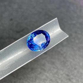 4.05ct刻面蓝宝石裸石