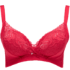 贝佳人新品红色内衣女无钢圈聚拢小胸内衣性感不空杯上托小胸显大 商品缩略图0