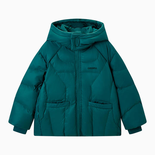 【秒1】【MQD】男童冬季柔软舒适工装休闲连帽羽绒服 商品图4