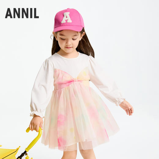 女童长袖连衣裙春季新款安奈儿童装实体店同款XG513512 商品图2