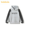 巴拉巴拉童装男童长袖卫衣儿童打底衫春装连帽时尚撞色日常百搭 商品缩略图1