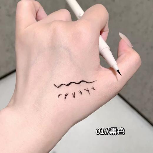 「买1送1！9.9到手两支」WNPL眼线笔防水 不晕妆不晕染极细眼线液笔防汗眼线笔彩妆 商品图6