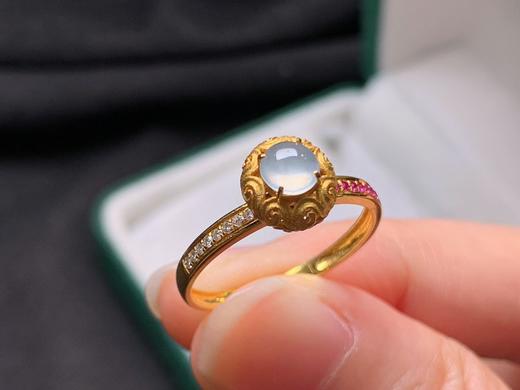 蛋面翡翠戒指 商品图1