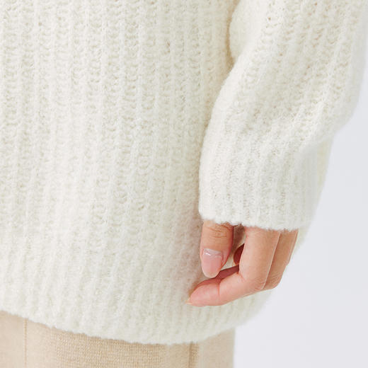 东黎 • 山羊绒女士春季圆领套衫 4844 商品图8
