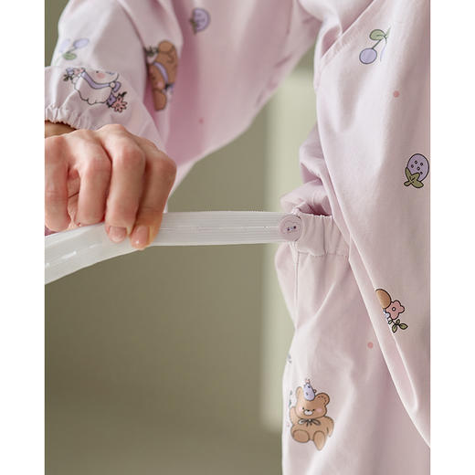 芬腾月子服春秋季新款纯棉长袖睡衣女孕妇产后哺乳全棉家居服套装 商品图2