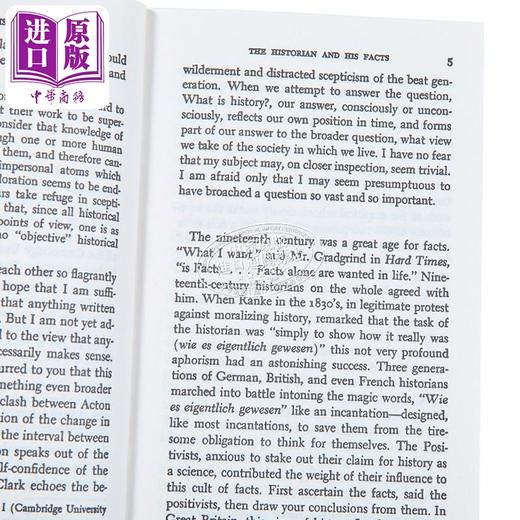 预售 【中商原版】历史是什么 爱德华 霍列特 卡尔 英文原版 What Is History Edward Hallett Carr 商品图2