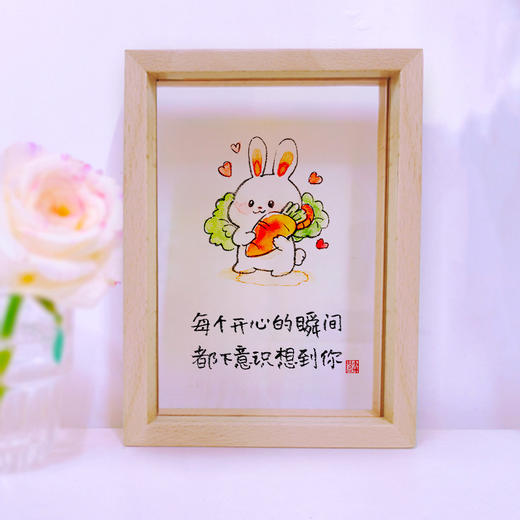 小林漫画周边   透明摆台 7寸装饰画  支持定制  1-3天发货 商品图0