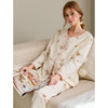 芬腾月子服春秋季纯棉长袖睡衣女产妇产后哺乳喂奶孕妇家居服套装 商品缩略图3