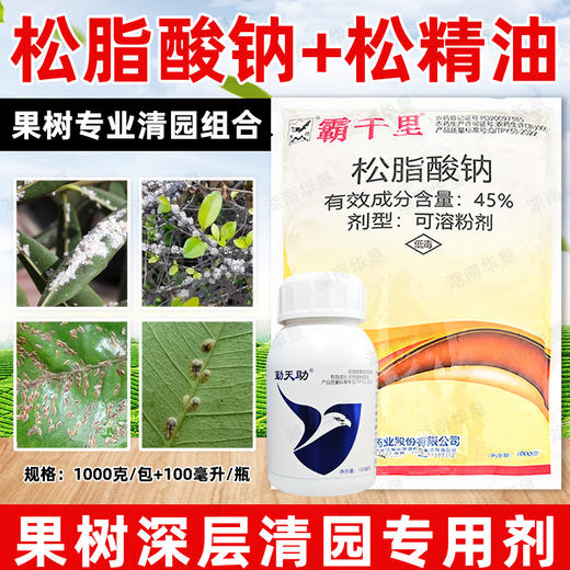 45%松脂酸钠勤天助松精油套餐果园清园剂大鹏清园灵清园宝介壳虫 商品图1