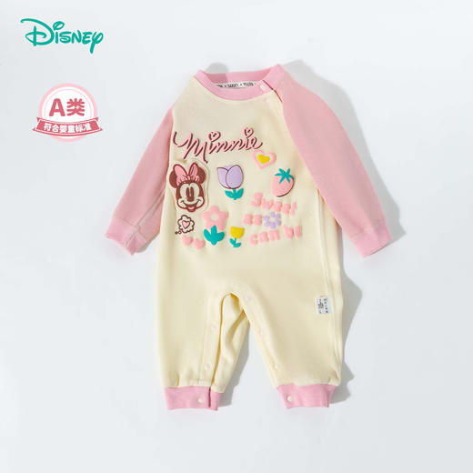 迪士尼宝宝2025春季女童肩开连体衣ZD1EL003 商品图2