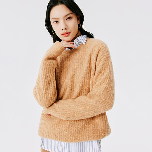 东黎 • 圈圈纱女士秋冬圆领套衫 4553 商品图9