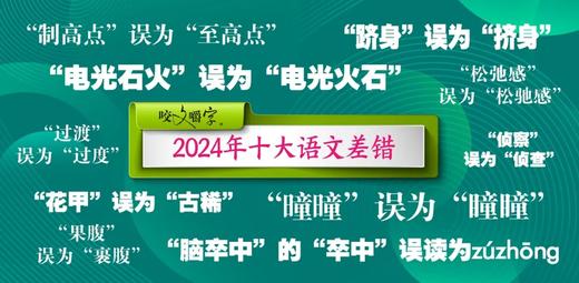 2024年十大语文差错公布！你用对了吗？ 商品图0