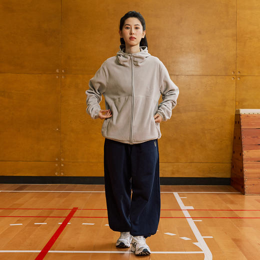 LUSHISI秋冬款末徒主题415g纯棉保暖重磅毛圈直筒针织束脚长卫裤 商品图2