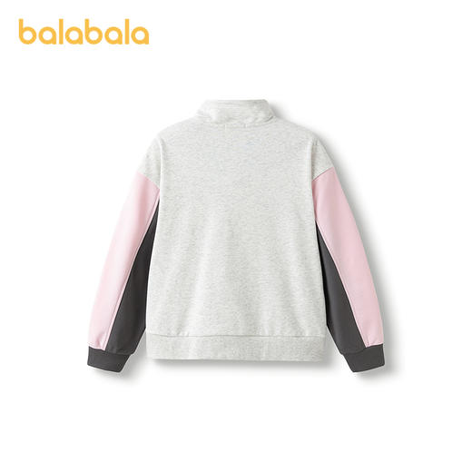 巴拉巴拉童装儿童卫衣女童春秋装宽松中大童简约百搭上衣印花时尚 商品图2